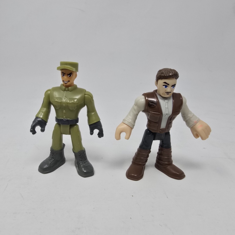 Fisher-Price Imaginext Jurassic World Owen Grady Security‎ Lot Of 2 Figures